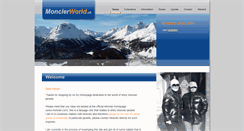 Desktop Screenshot of monclerworld.ch